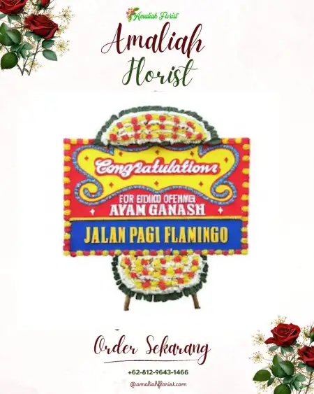 Sewa Papan Bunga Masjid As Saadiah Rahman Depok